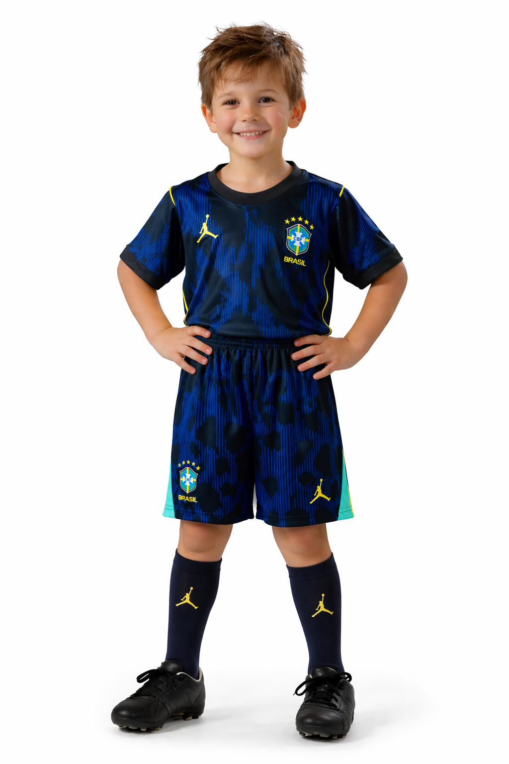 Kids Brazil Away Kit