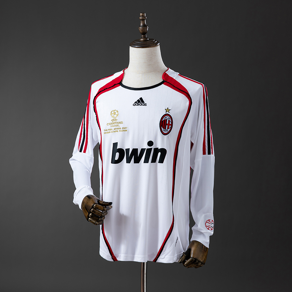 Retro Long Sleeve AC Milan AWAY 06/07