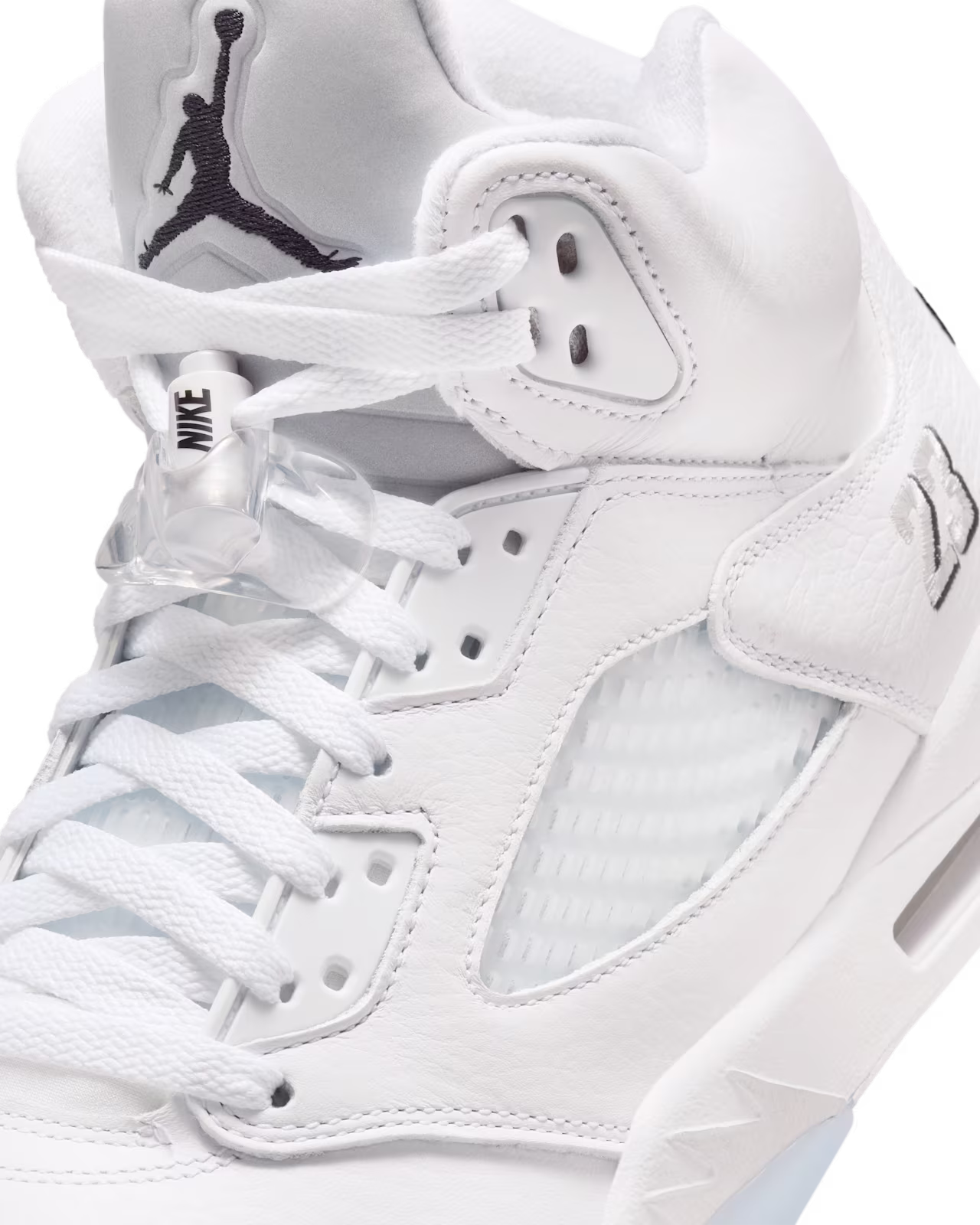 Air Jordan 5 Retro OG White and Metallic Silver - 7