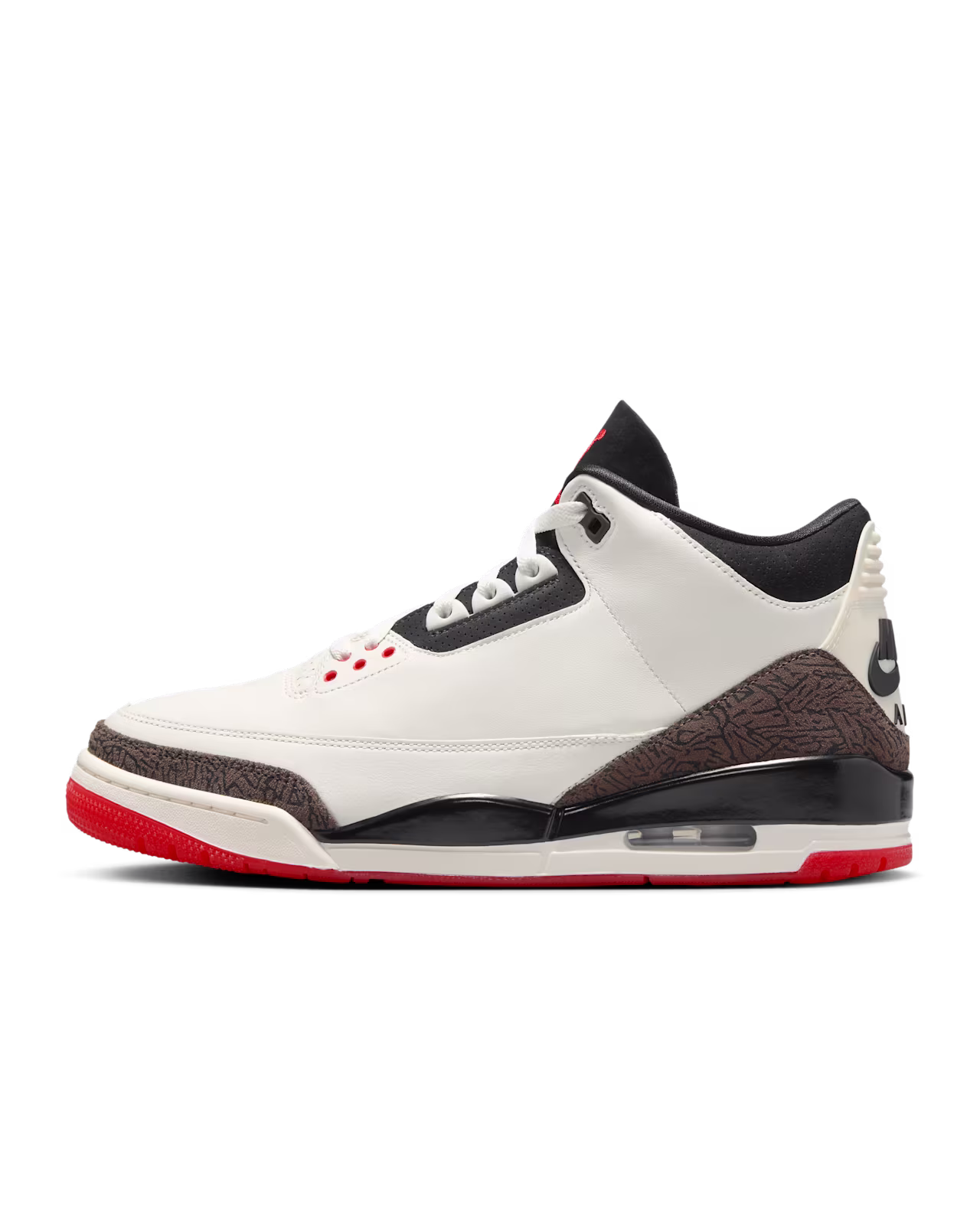 Air Jordan 3 Sail and University Red