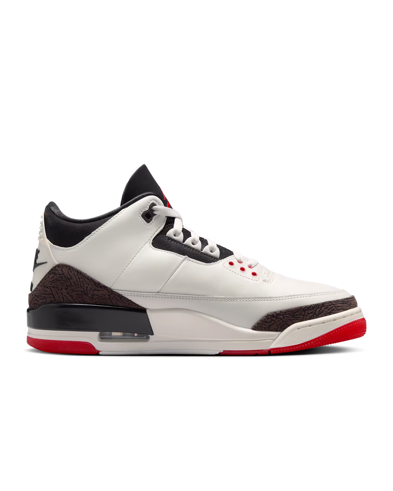 Air Jordan 3 Sail and University Red - 3