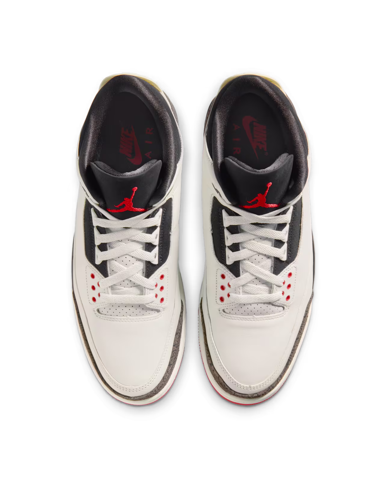 Air Jordan 3 Sail and University Red - 4