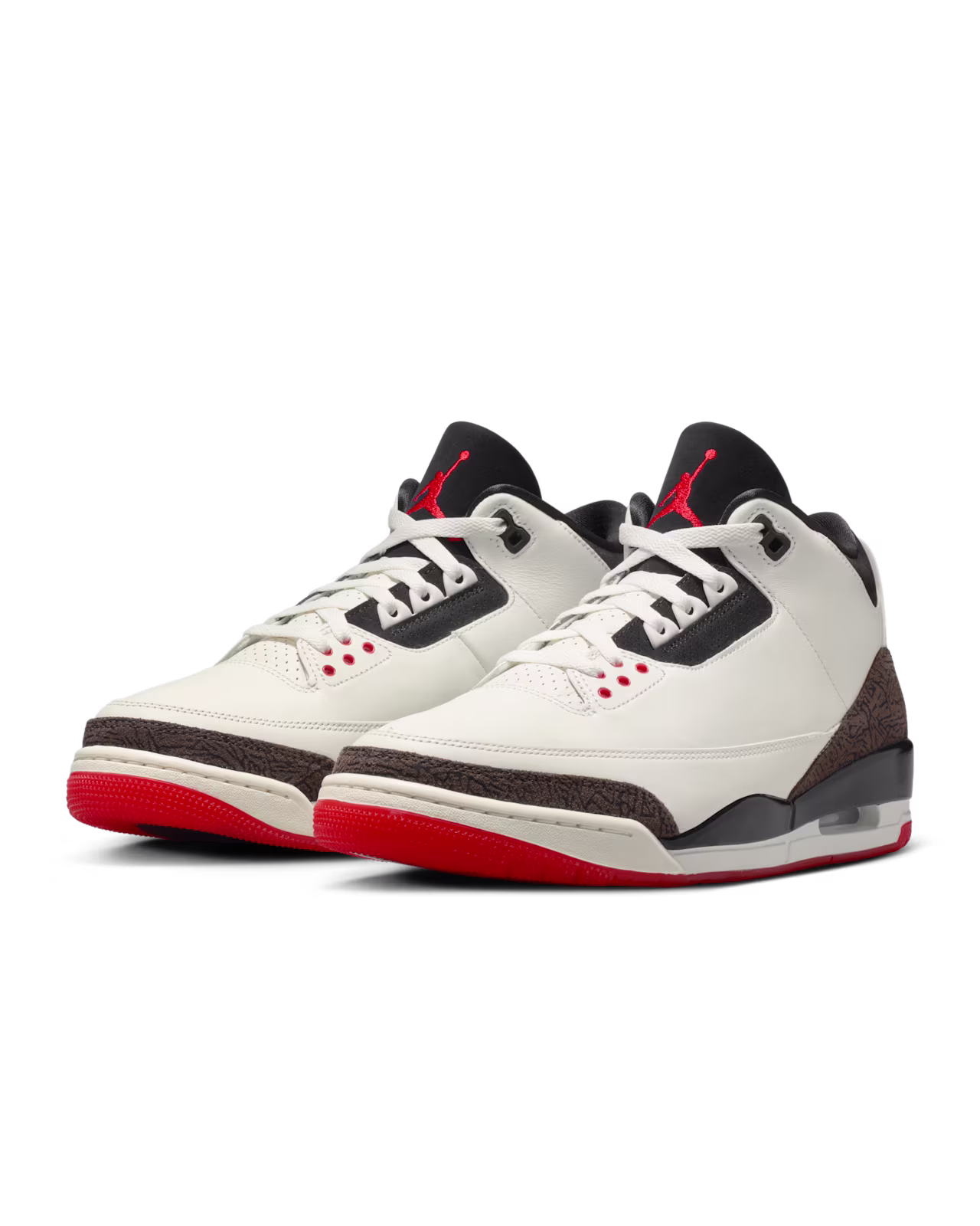 Air Jordan 3 Sail and University Red - 6
