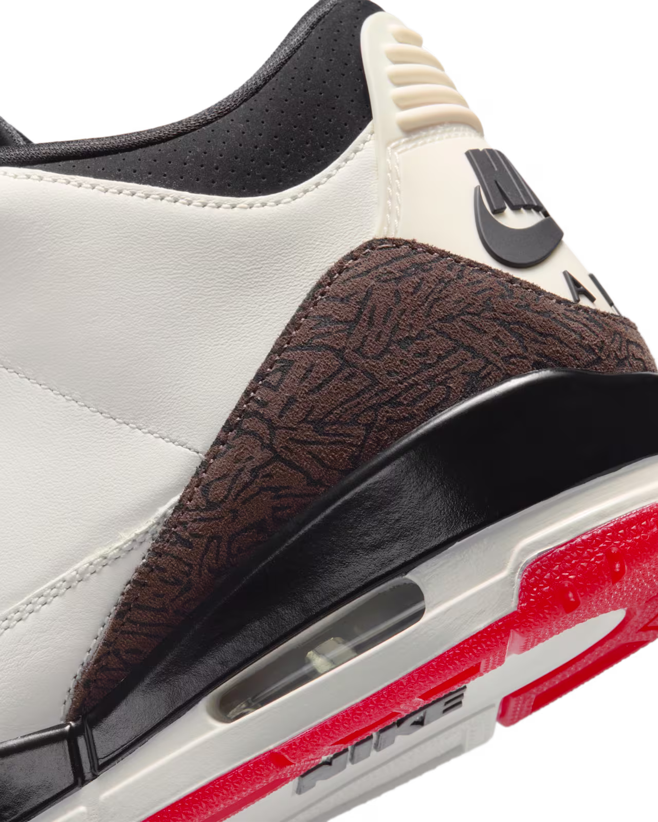 Air Jordan 3 Sail and University Red - 8